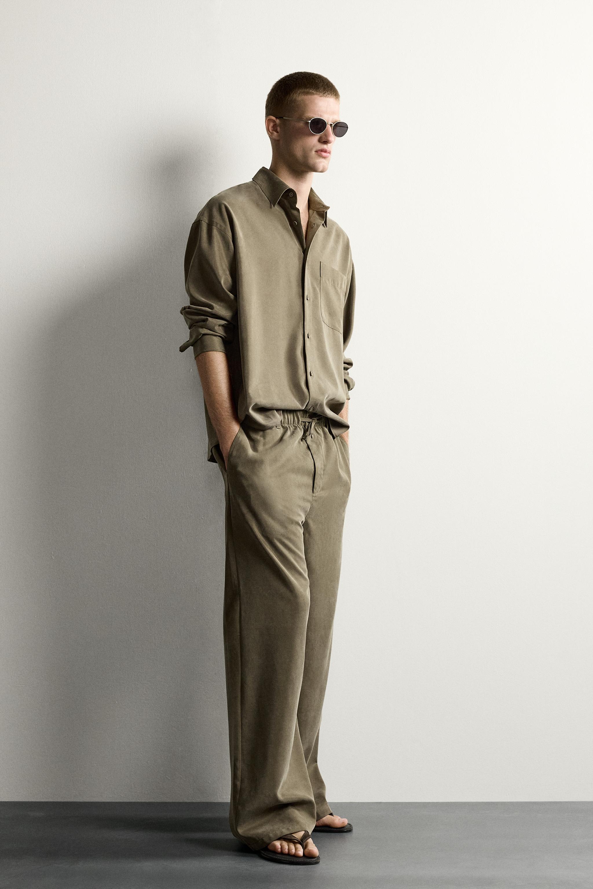 RELAXED FIT FLOWY PANTS