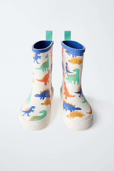 DINOSAUR WELLIES - White by Zara - Image 3