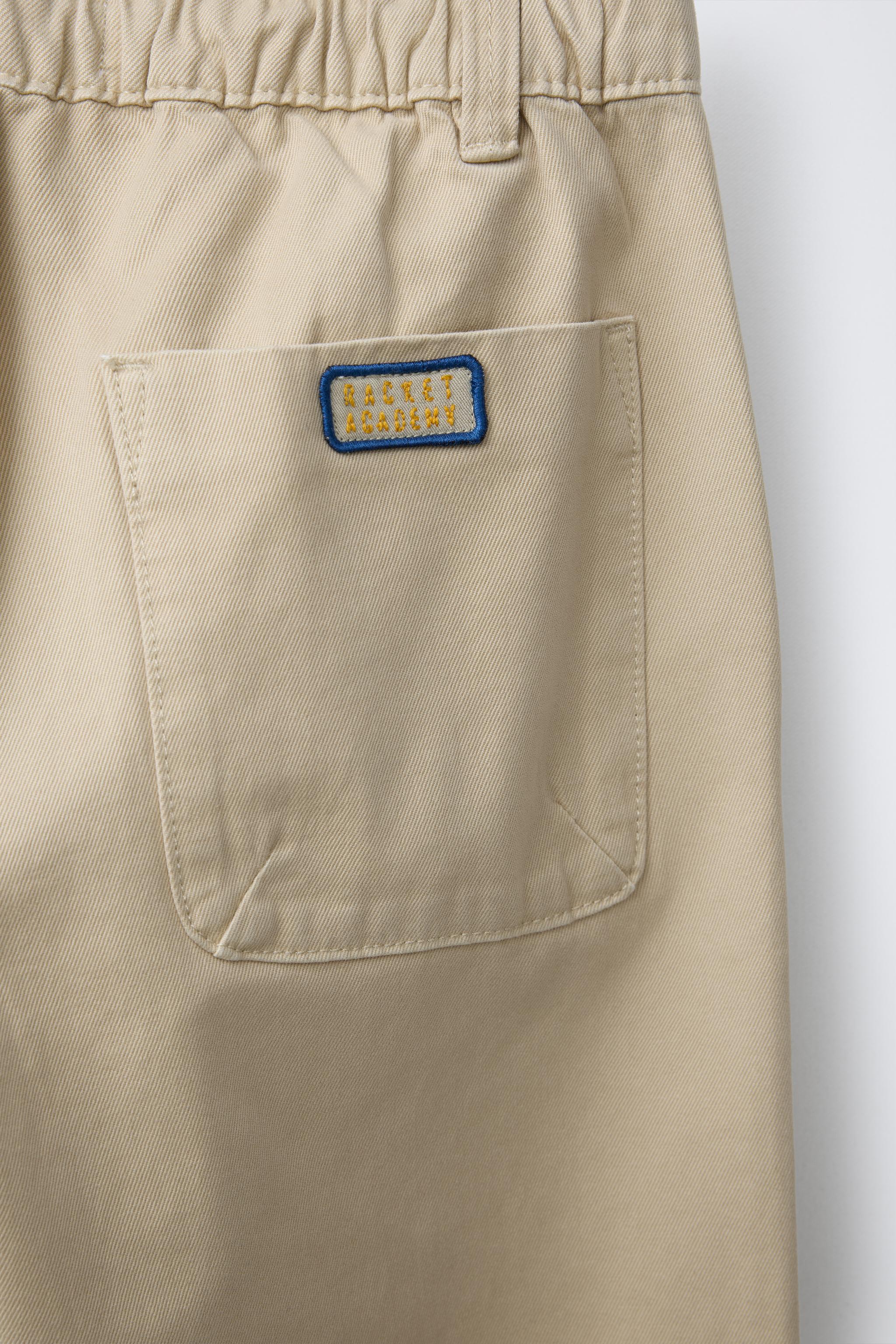 TAPERED FIT POCKETED PANTS - Ecru | ZARA United States