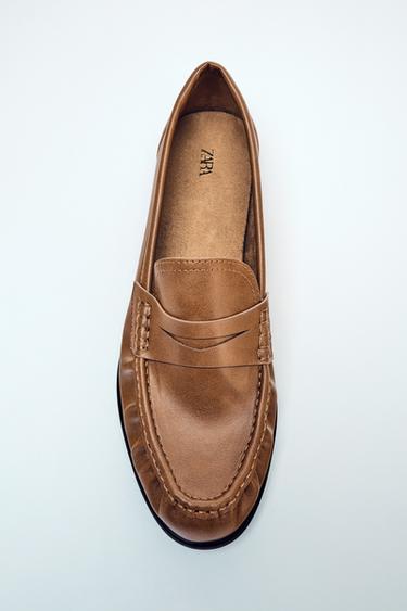 SOFT LOAFERS - Brown by Zara