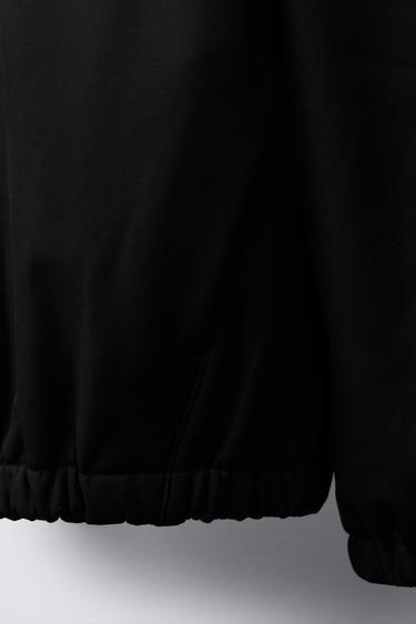 WATER-REPELLENT HOODED TECHNICAL JACKET - Black by Zara - Image 6