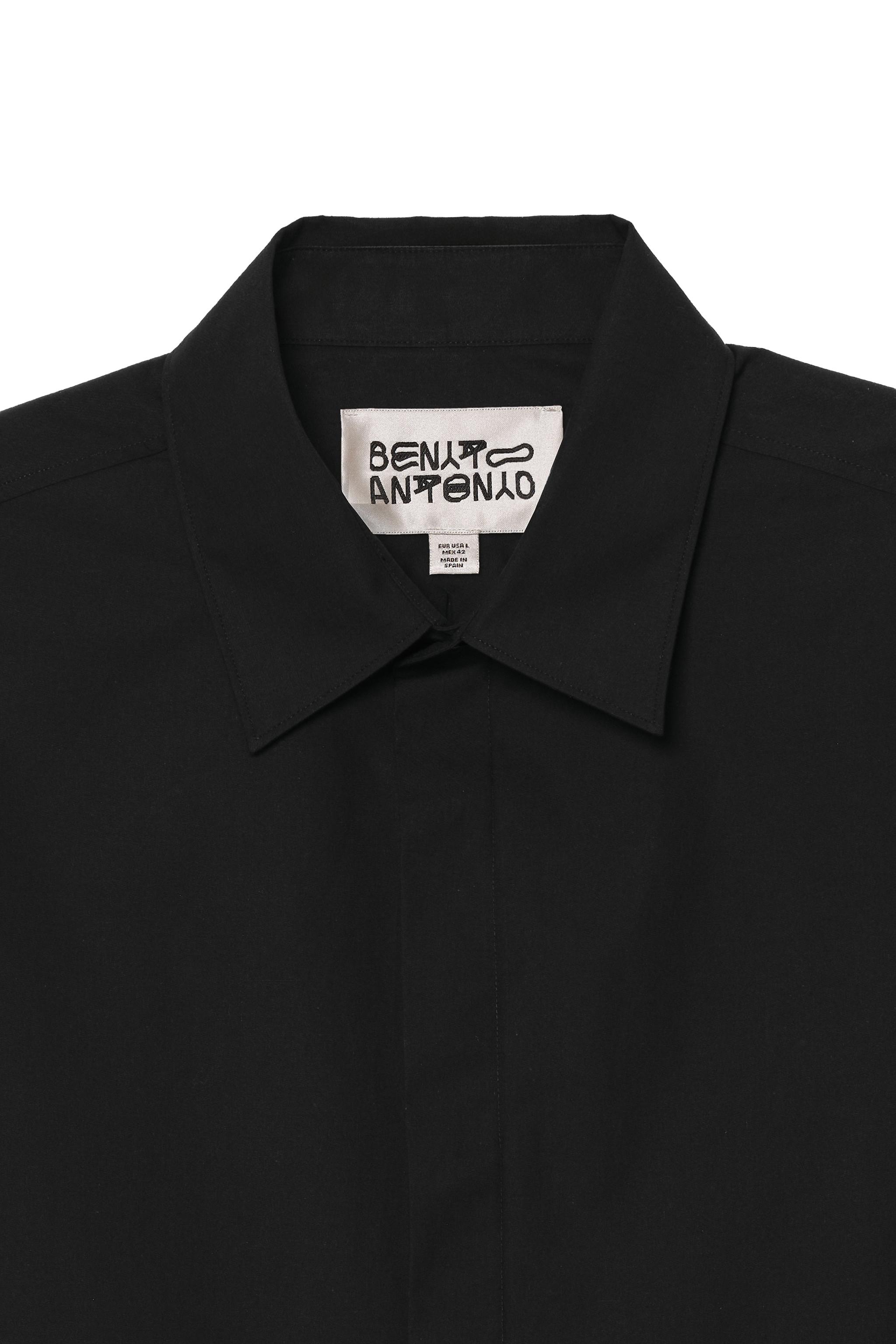 Мужские рубашки Zara RELAXED FIT COTTON POPLIN SHIRT — фото 5