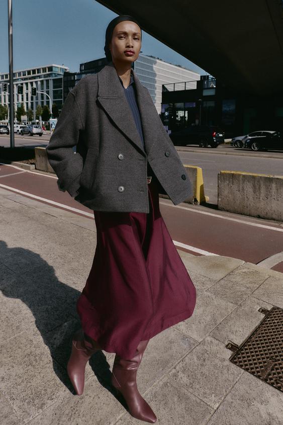 MANTEAU COURT CROISÉ SOFT