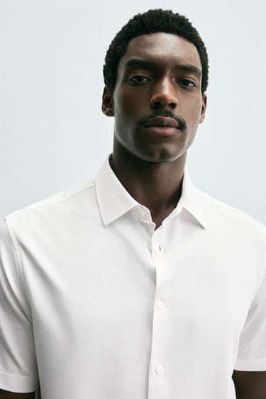 SOFT REGULAR FIT SHIRT - White by Zara - Image 4