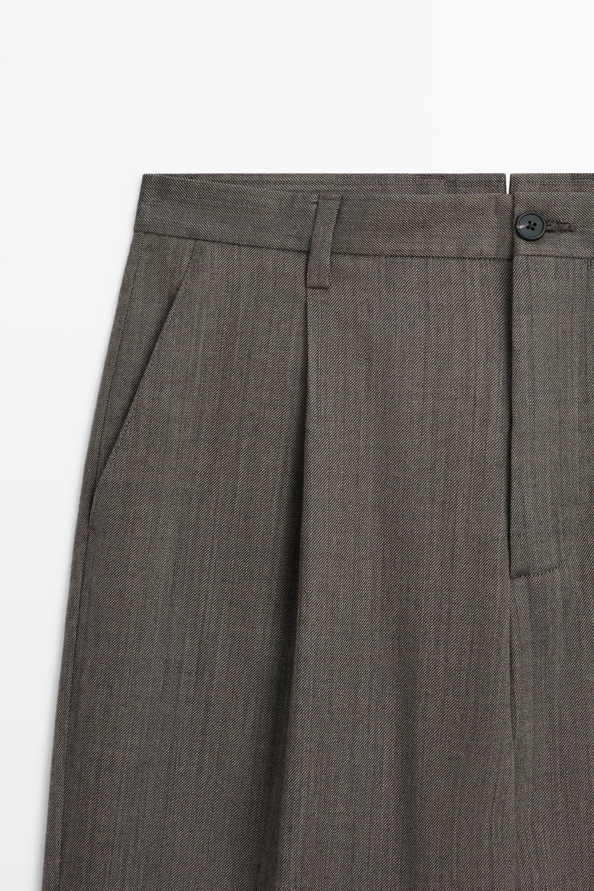 100% wool darted pants - LIMITED EDITION