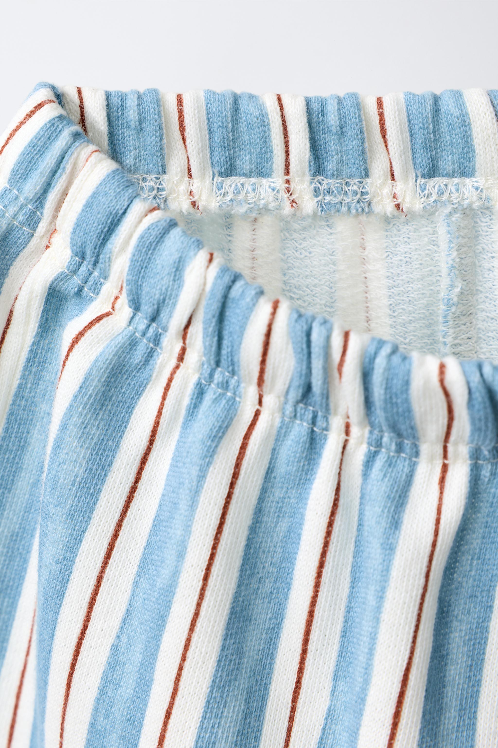 STRIPED PRINT TROUSERS