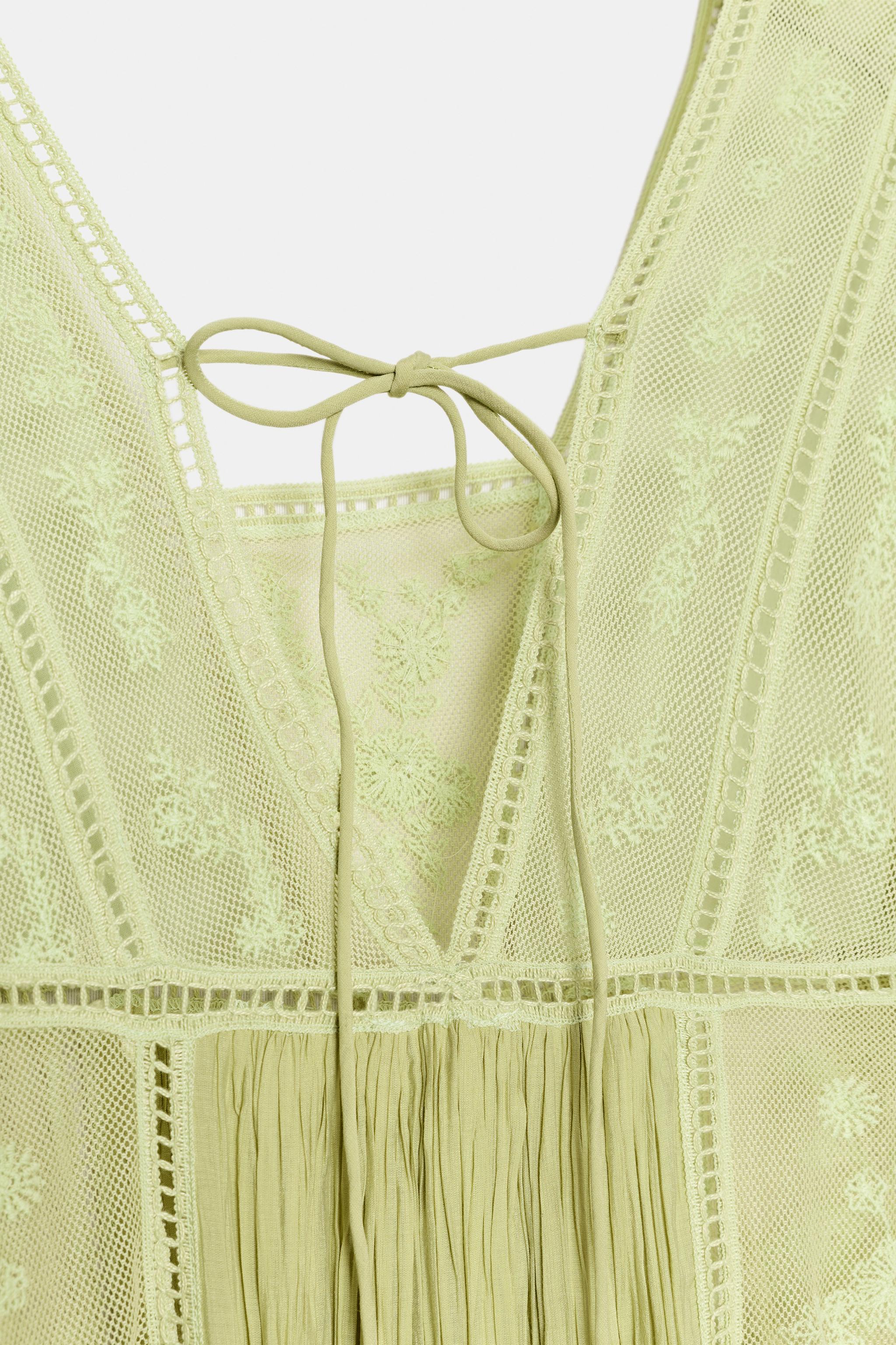 ROBE PLISSÉE BRODERIES ZW COLLECTION