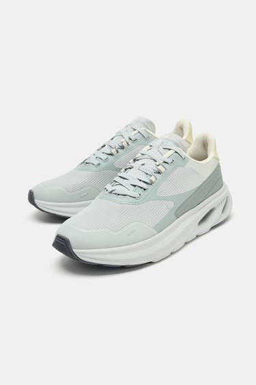 RUNNING SNEAKERS - Mint Green by Zara - Image 1