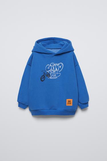 Zara BICYCLE SWEATSHIRT - Bluish - Image 0