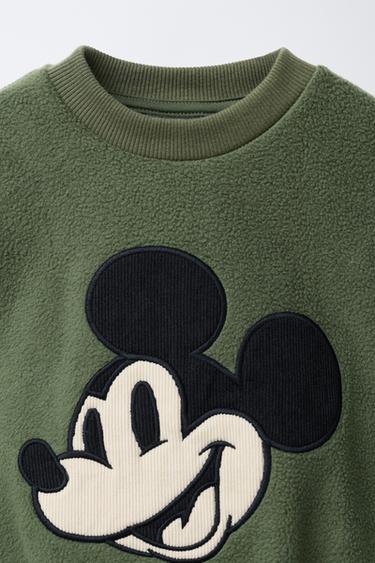 SWEAT EN FAUSSE FOURRURE MICKEY MOUSE © DISNEY - Kaki de Zara - Image 2