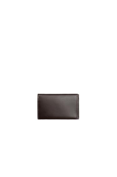 TARGETER PLEGABLE DE PELL - Marró de Zara
