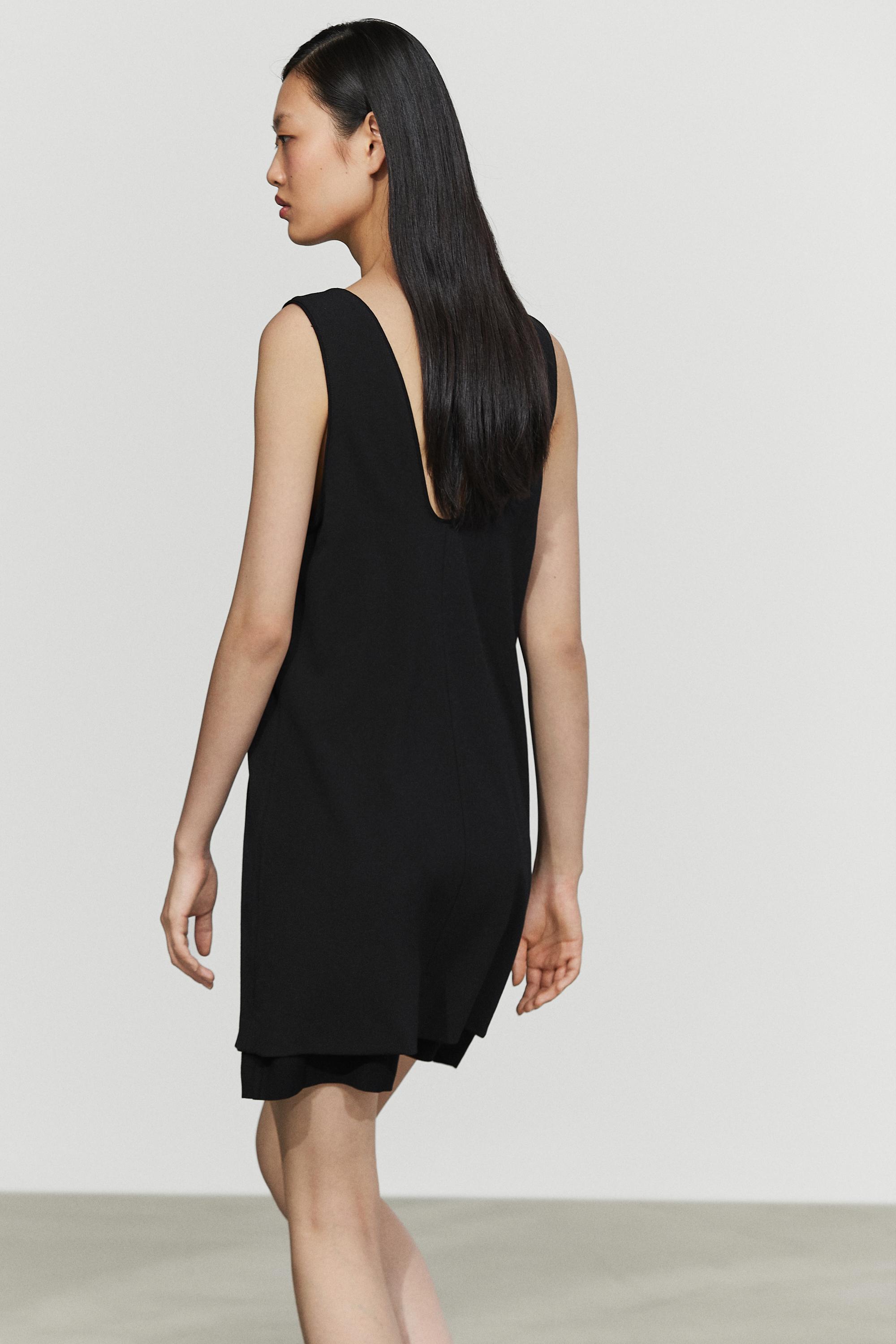 Robe courte double épaisseur