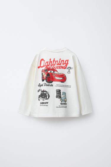 CARS LIGHTNING MCQUEEN © DISNEY PRINTED T-SHIRT - Ecru by Zara - Image 1