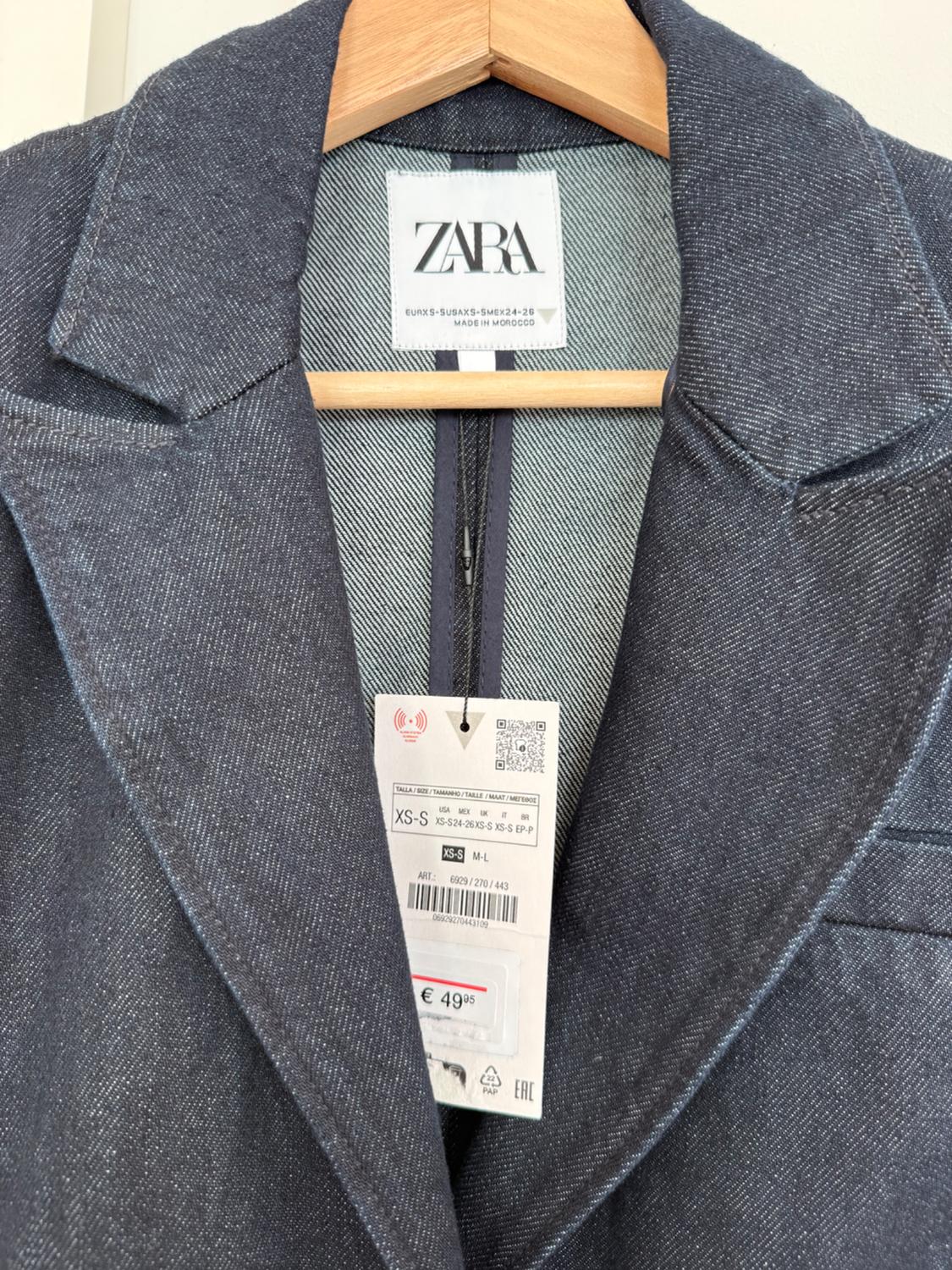 OVERSIZE DENIM BLAZER - Image 3