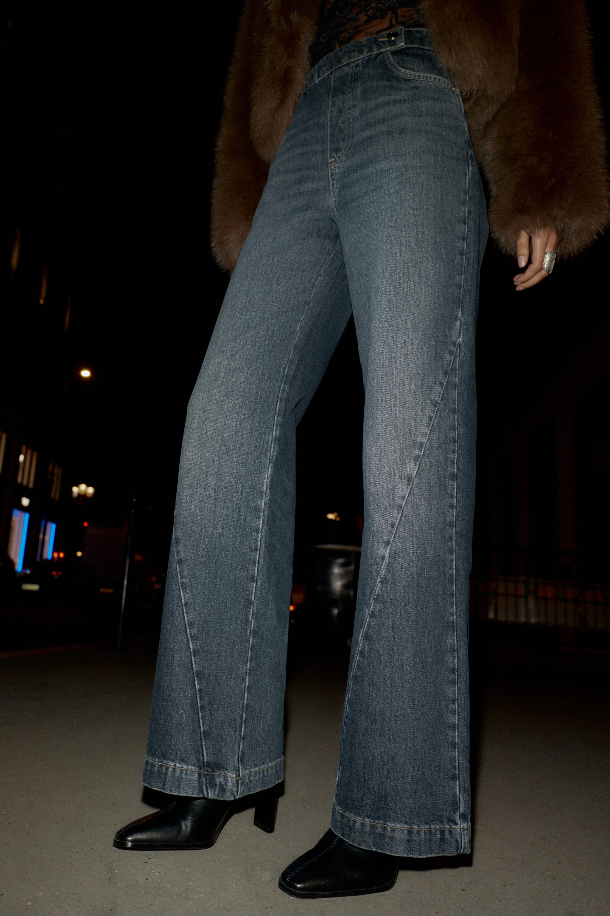 Z1975 MID-RISE FLARE BUTTONED JEANS