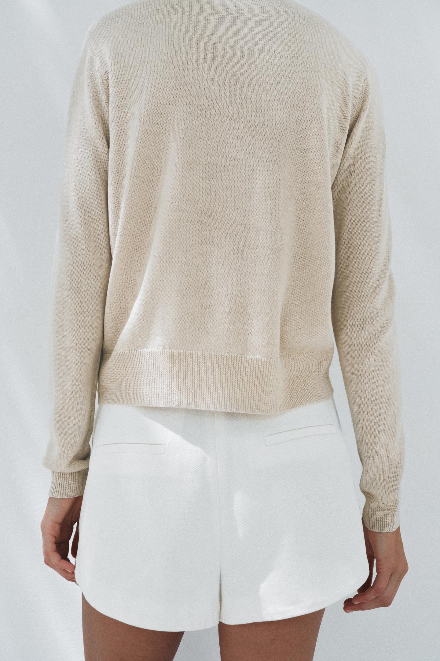 BASIC WOOL BLEND KNIT SWEATER