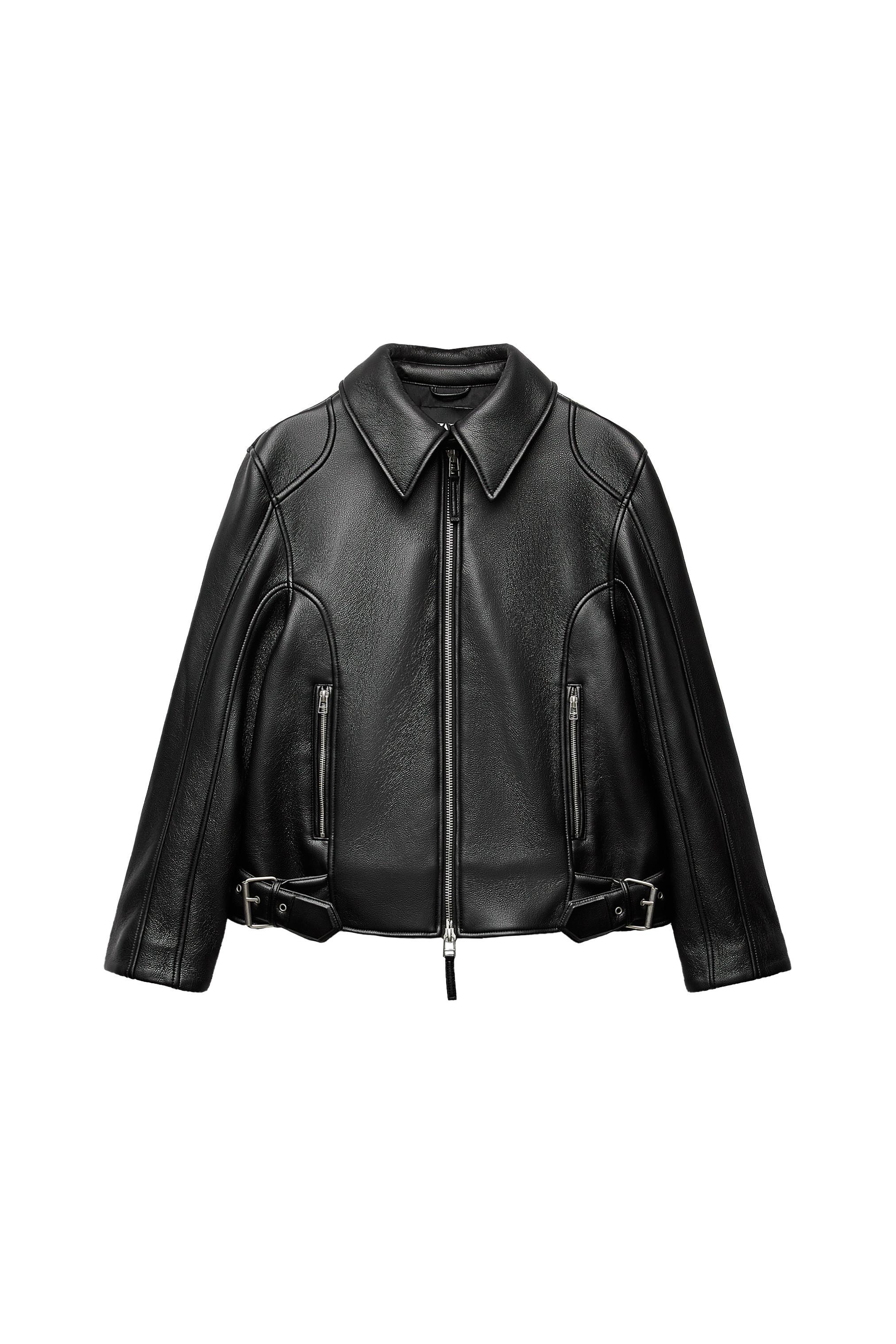 FAUX LEATHER JACKET ZW COLLECTION SECOND HAND | Zara Preowned