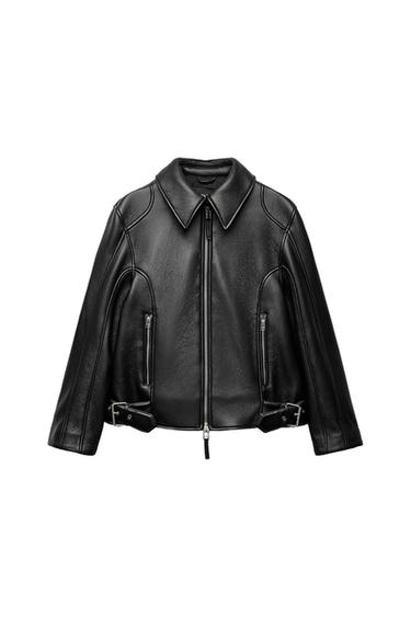 CHAQUETA EFECTO PIEL ZW COLLECTION