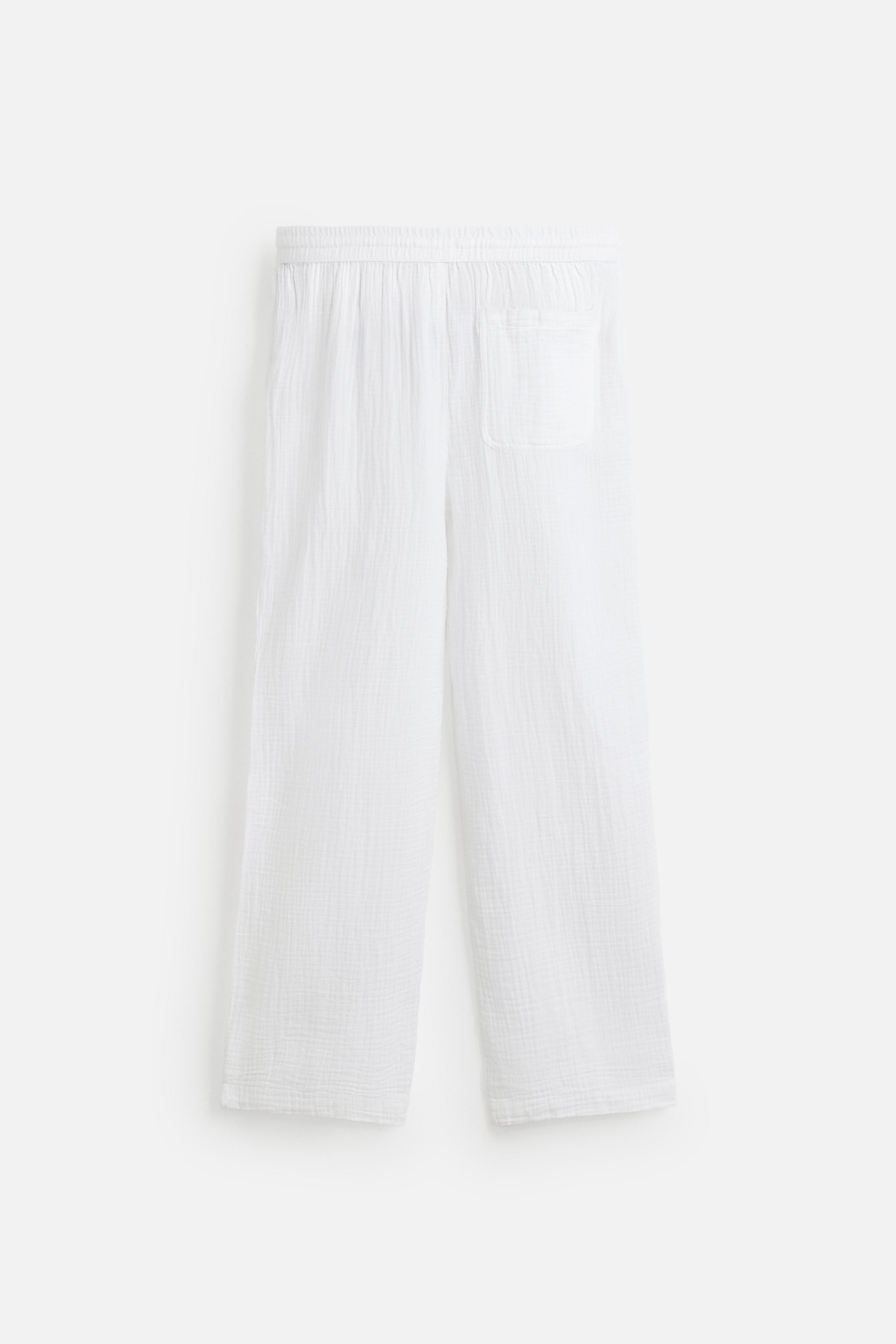 PANTALON EFFET FROISSÉ