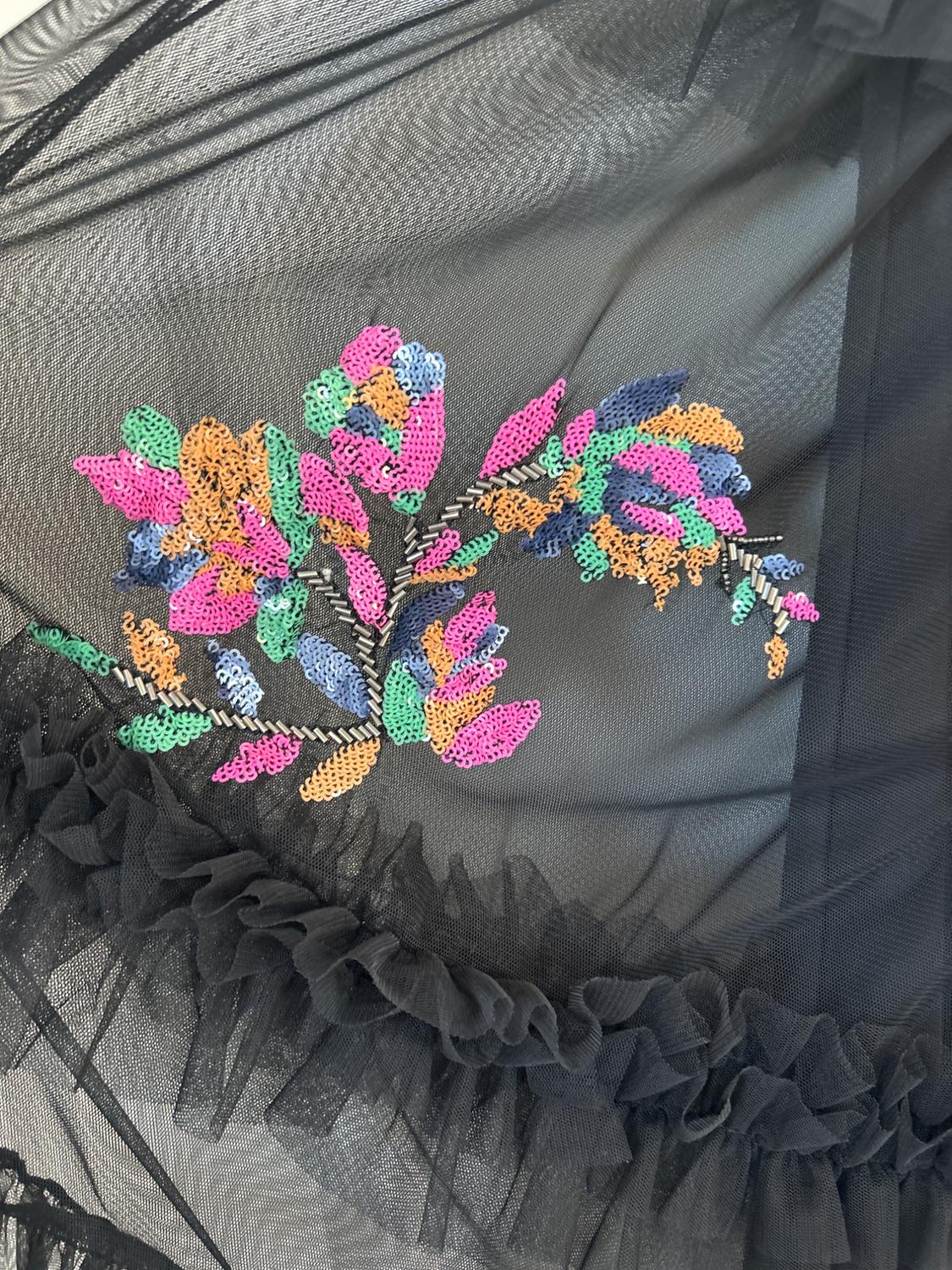 EMBROIDERED TULLE SKIRT - Image 3