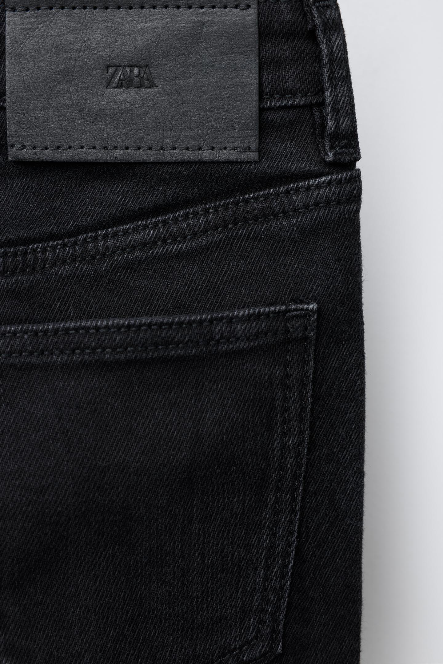Детские джинсы Zara Skinny, цвет: Чёрный — фото 4