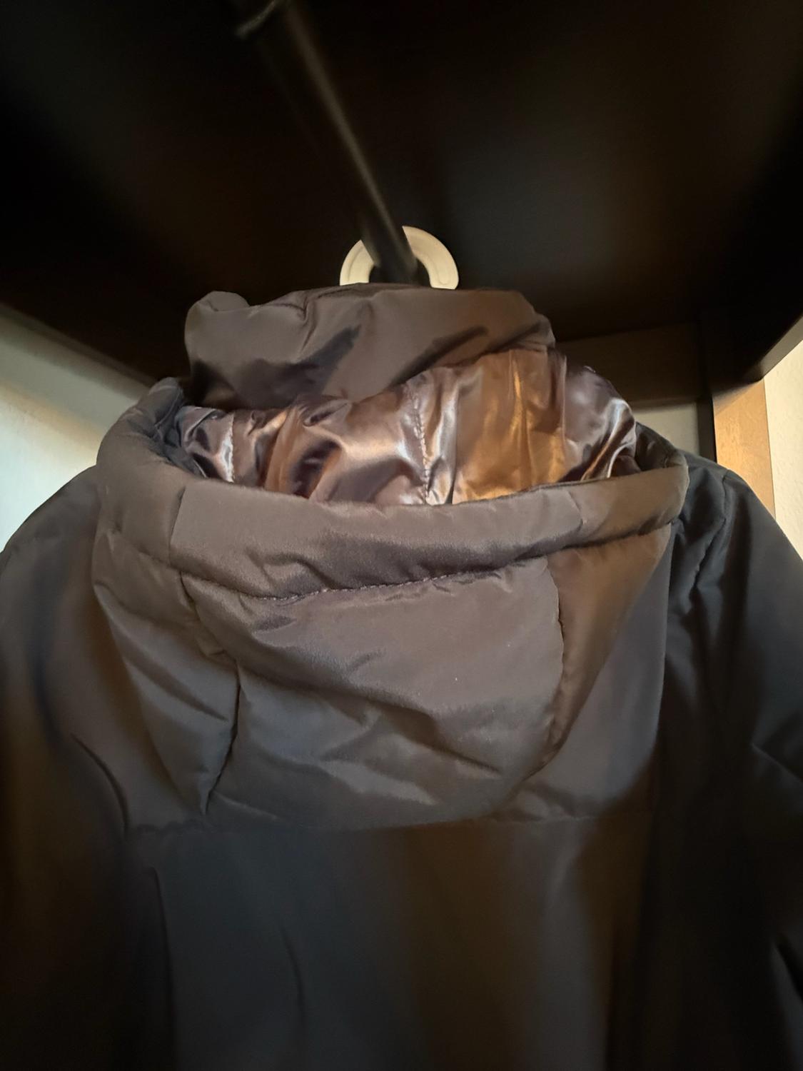 LONG WATER REPELLENT WINDPROOF HOODED DOWN COAT - Image 3