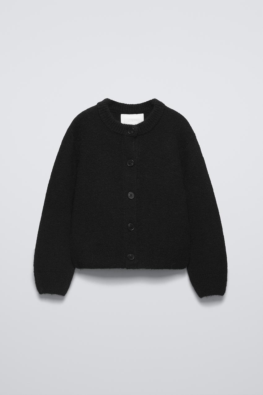 ZARA 黒カーディガン 追加画像
