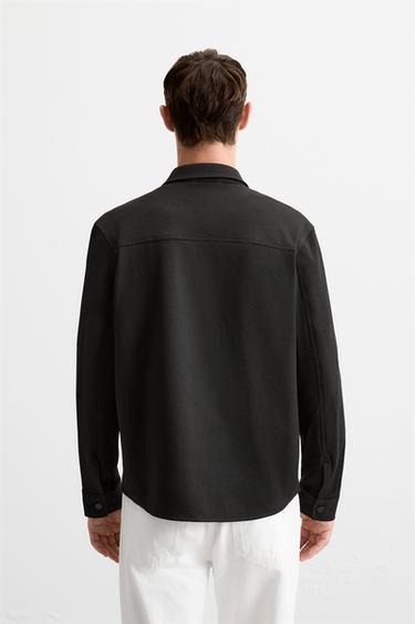 SURCHEMISE CONFORT - Noir de Zara - Image 2