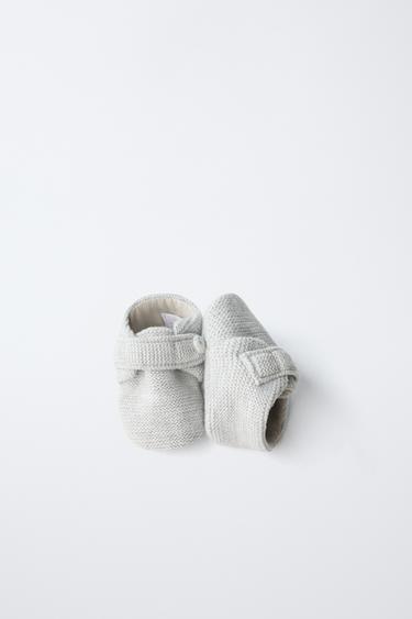 KNITTED BOOTS - Ice White by Zara - Image 7
