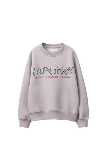 KPOP DEMON HUNTERS™ NETFLIX © PRINTED SWEATSHIRT - Brown / Taupe by Zara