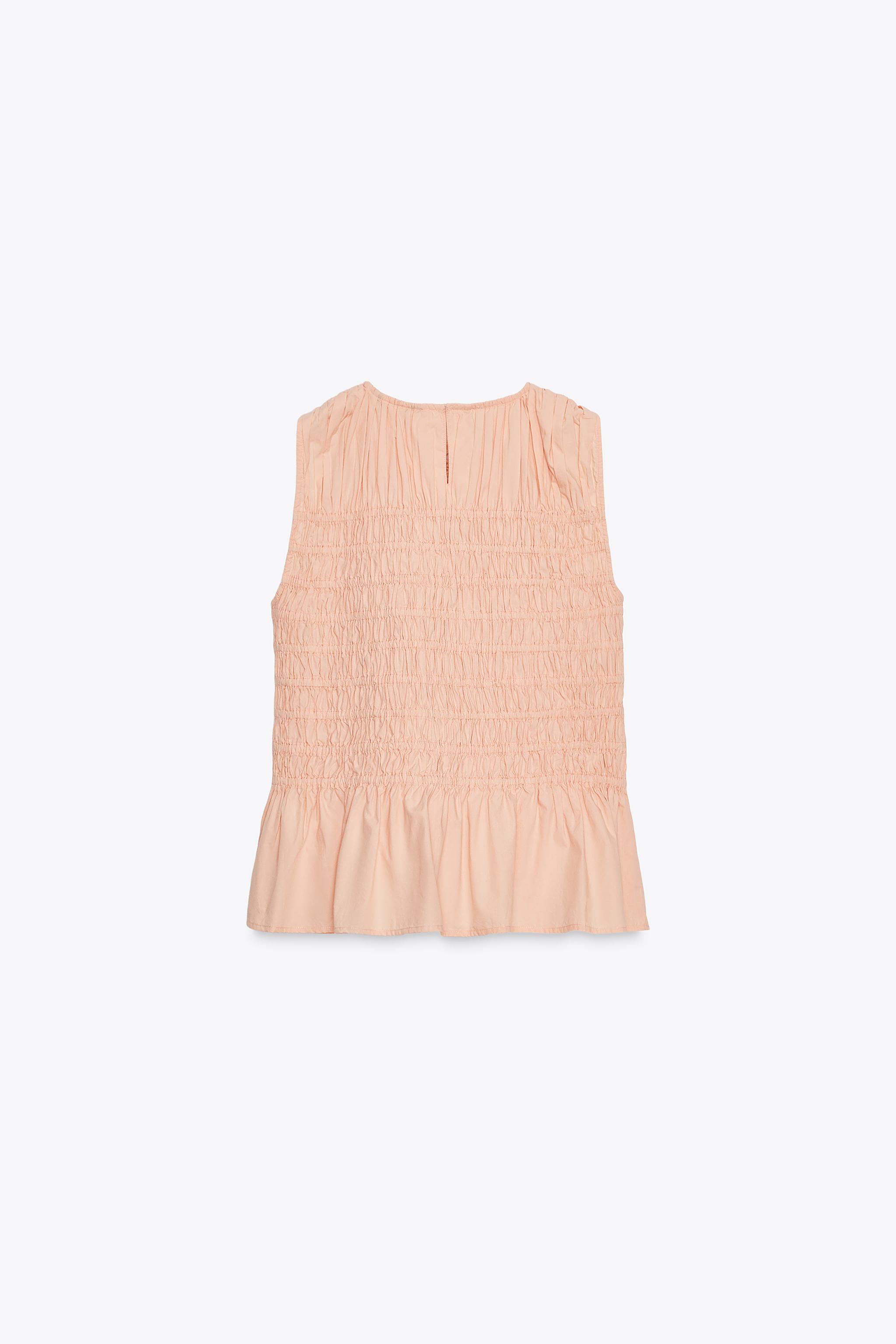 RUFFLED ELASTIC TOP