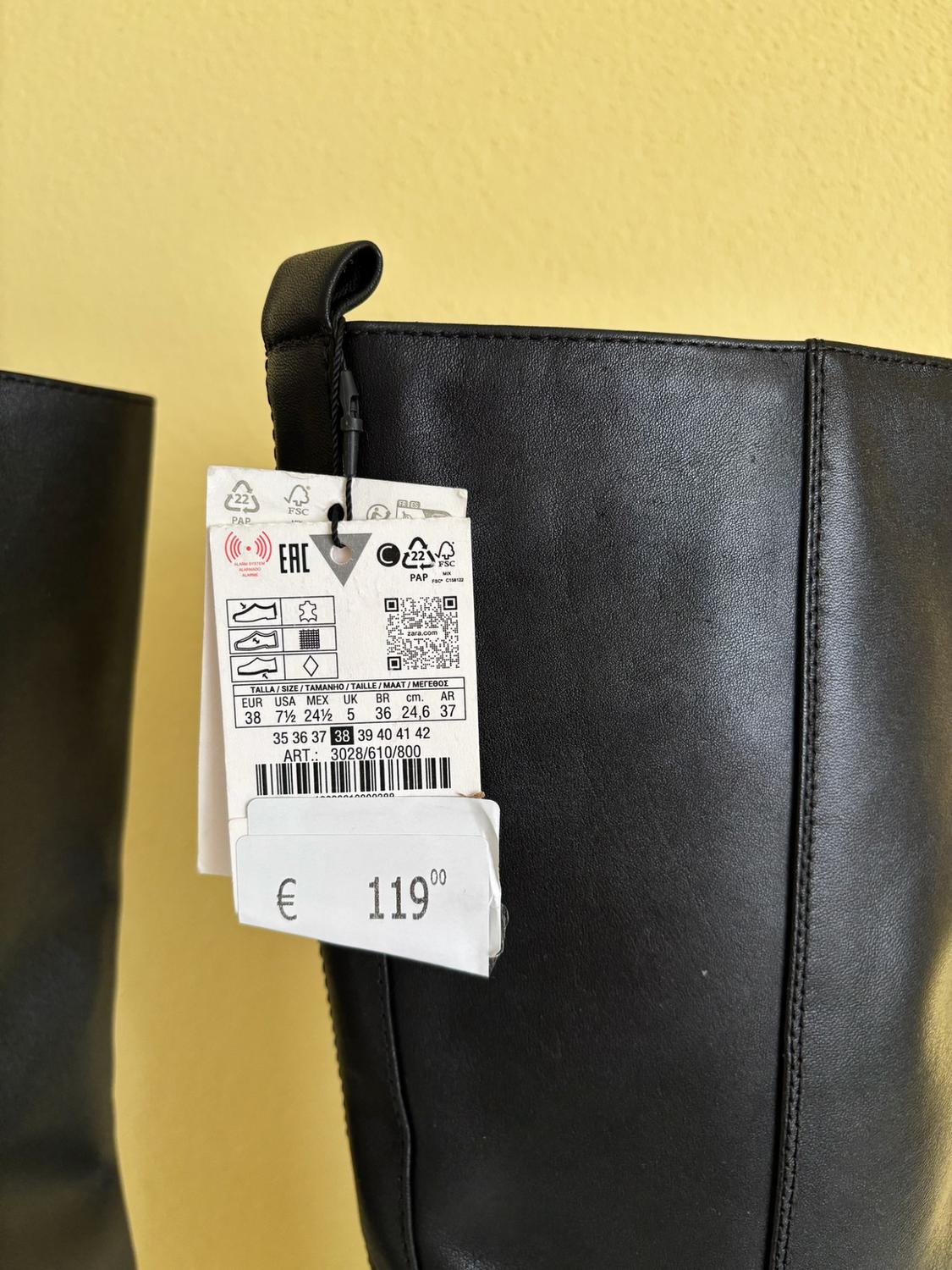 LEATHER WATER-REPELLENT WEDGE BOOTS - Image 3