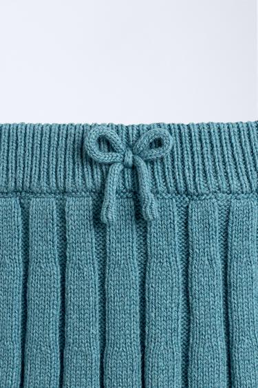 KNITTED PLEATED SKIRT HARRY LAMBERT FOR ZARA X DISNEY - Blue by Zara - Image 2