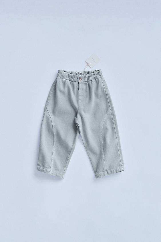 Unisex Twill Baggy Pants 25-03 (Sage Green)