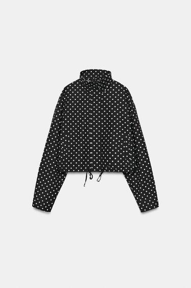 POLKA DOT JACKET - Black / Ecru by Zara - Image 0