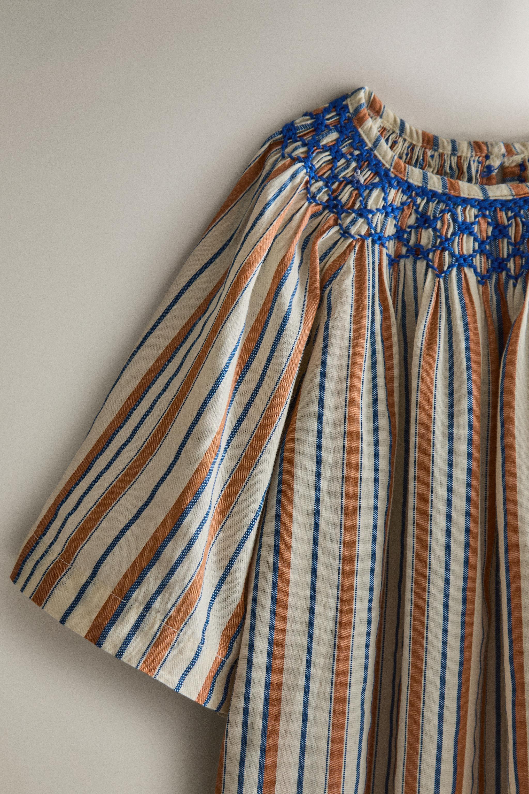 KIDS' STRIPED BEACH DRESS