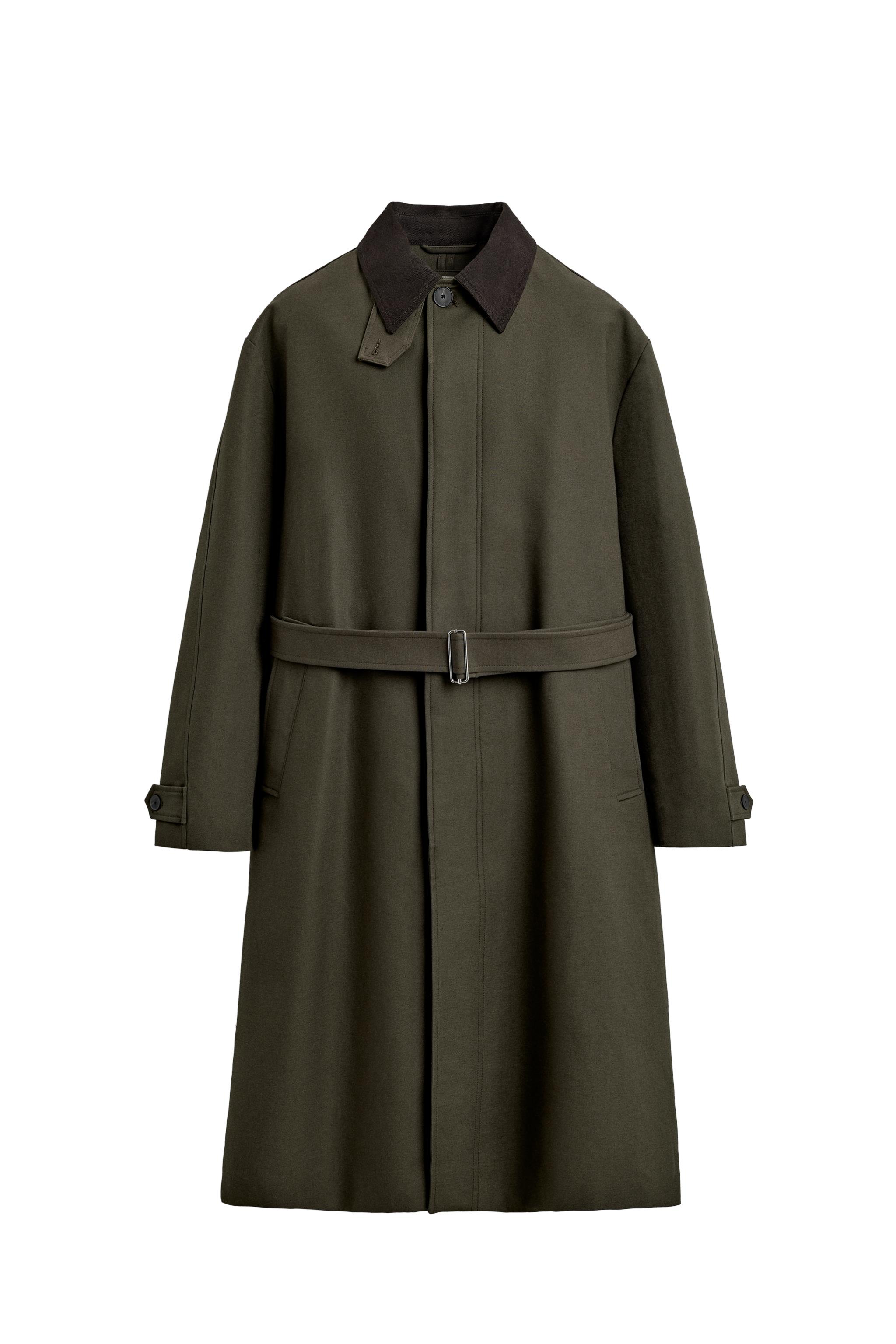 KONTRAST YAKA TRENÇKOT