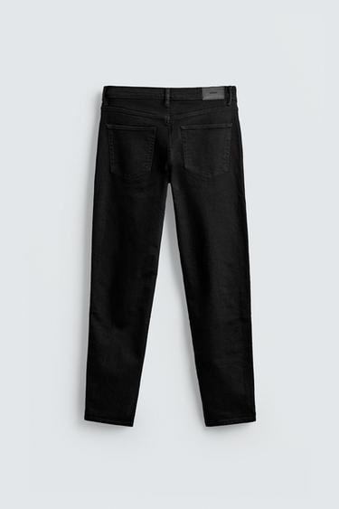BASIC SLIM FIT JEANS - Black by Zara - Image 7