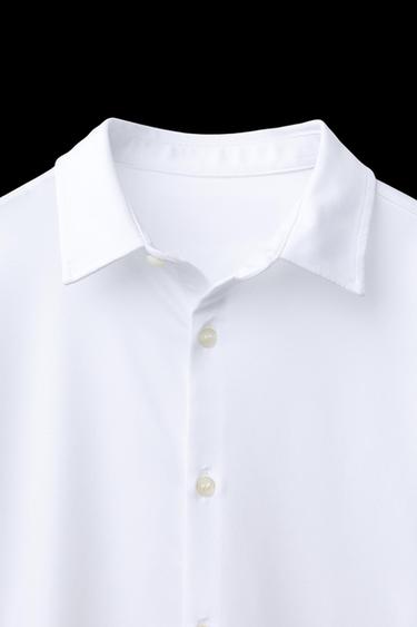 CAMISA SUPER STRETCH ELÁSTICA - Blanco de Zara