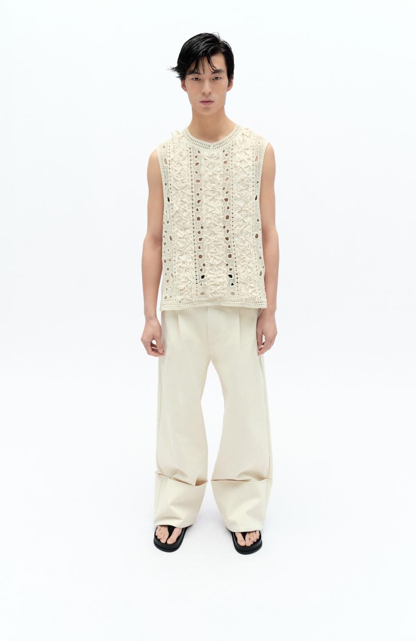 【新品未使用】ZARA X FANGLU LIN パフトップスL&パレオパンツM セール☆ 新品 ZARA × fanglu lin ラップリネンパンツ - メルカリ
