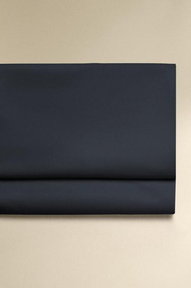 SATEEN FLAT SHEET (1000 THREAD COUNT) - Dark navy by Zara