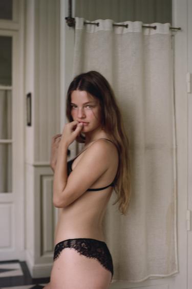 LACE BRIEFS - Black by Zara - Image 2