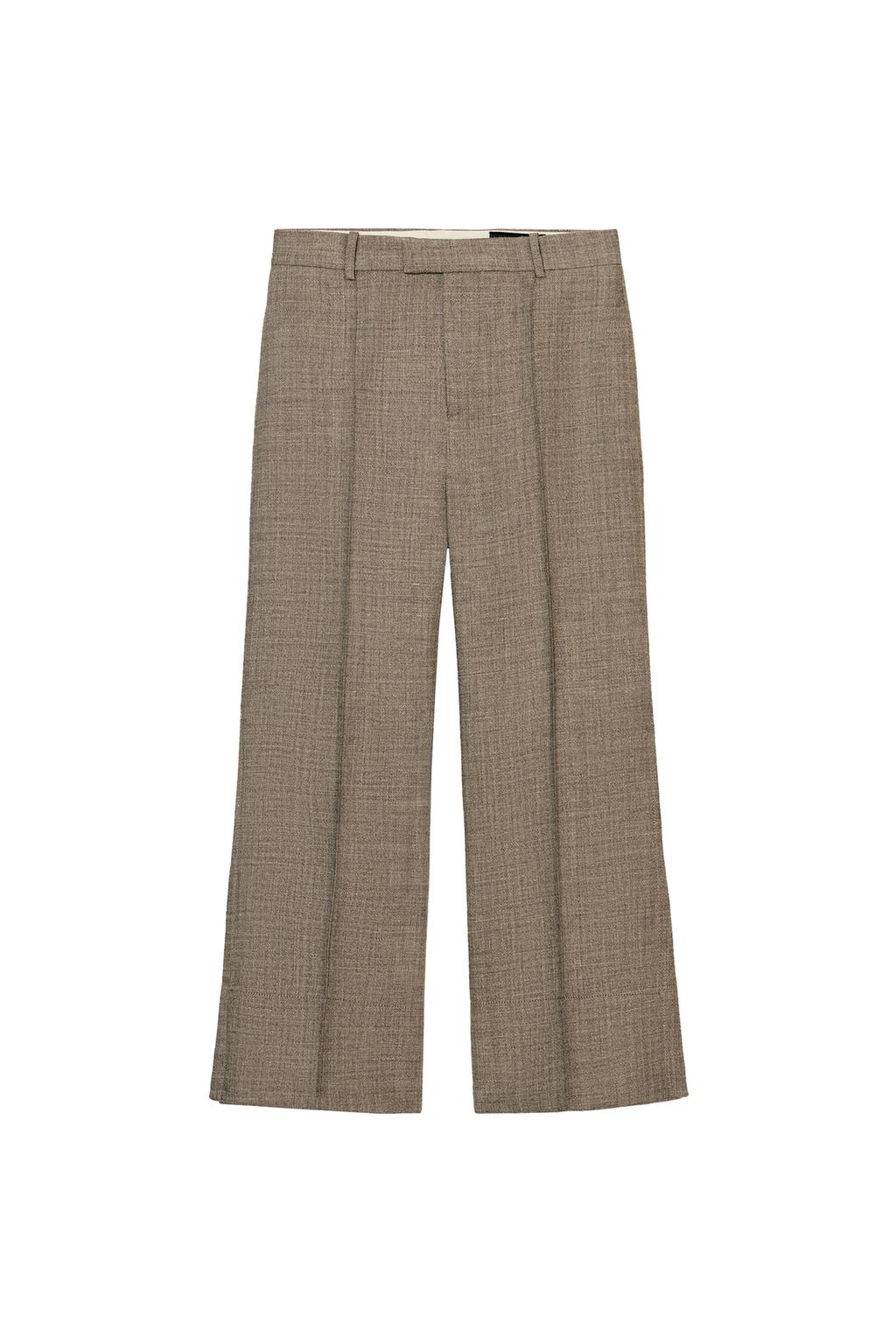 CROPPED WOOL FLARE PANTS ZW COLLECTION - image 3