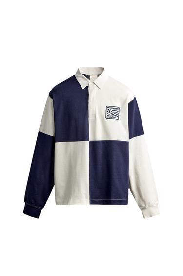 Zara POLO MAJICA U BLOKOVIMA BOJA USA 94 FIFA WORLD CUP™ FIFA CLASSICS – mornarsko plava