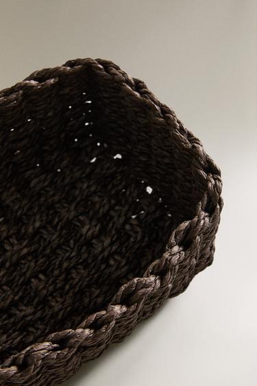 CORBEILLE PAPIER TRESSÉE - Marron de Zara - Image 2