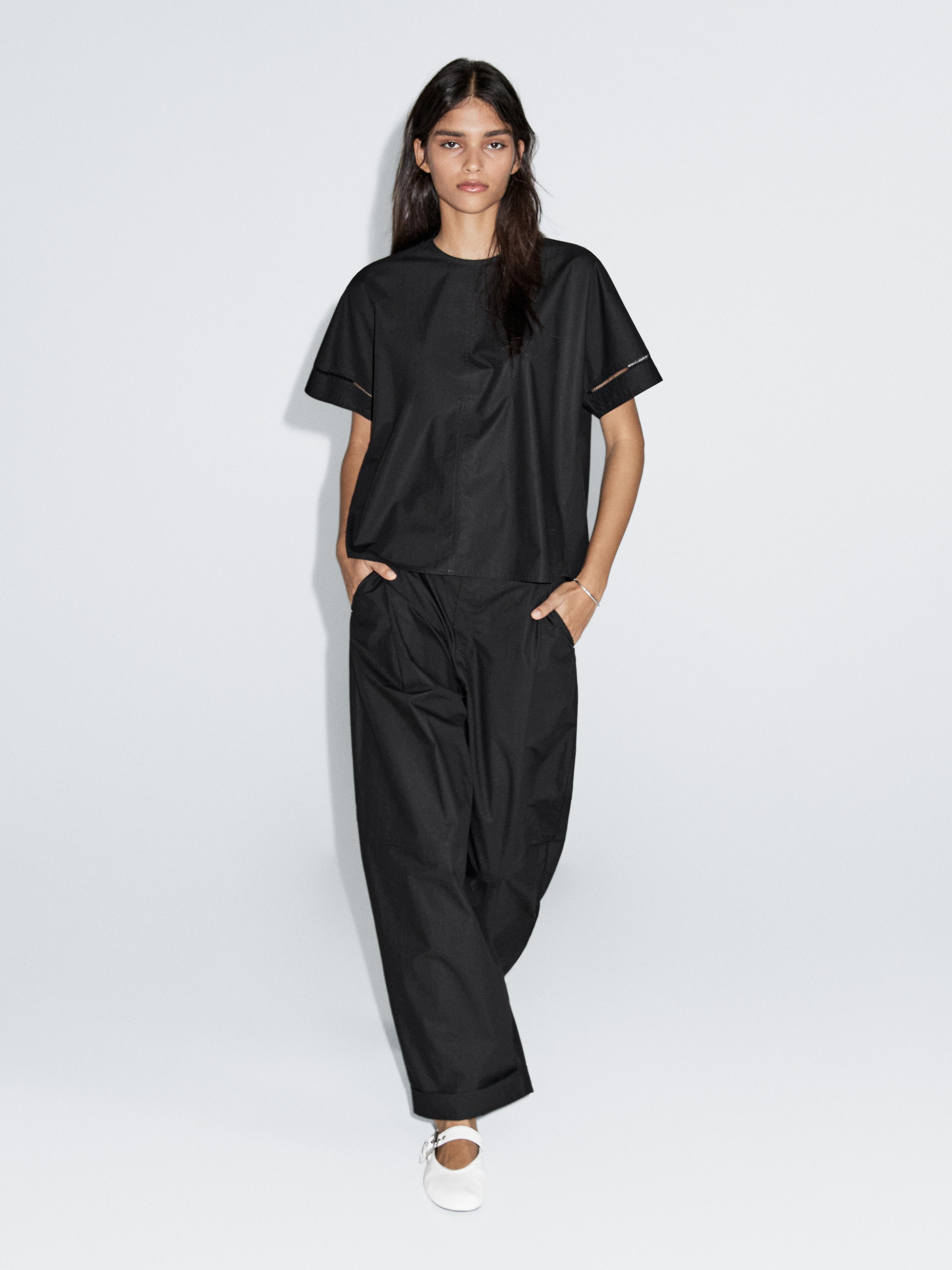 Blouse ample manches fantaisie