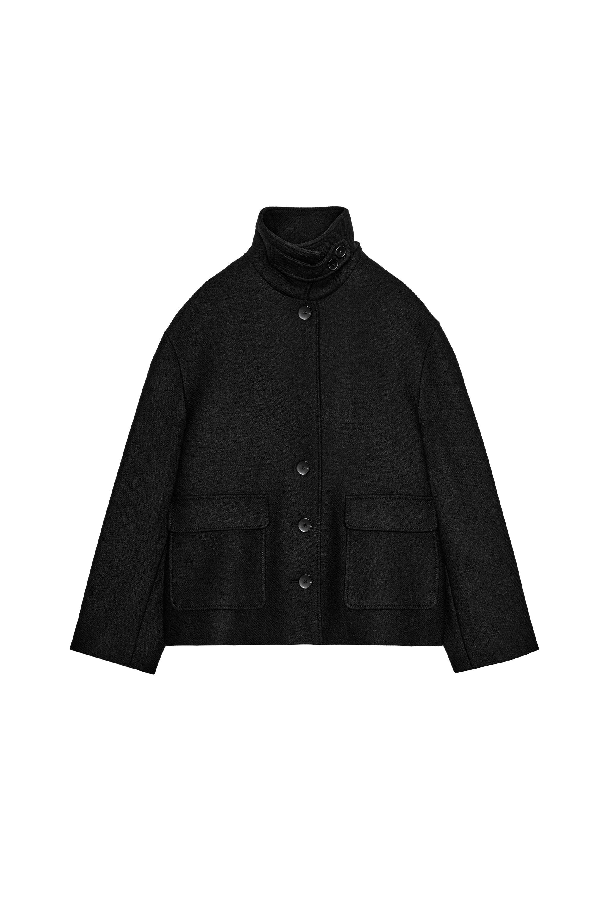 SHORT WATER-REPELLENT WINDPROOF PUFFER ANORAK