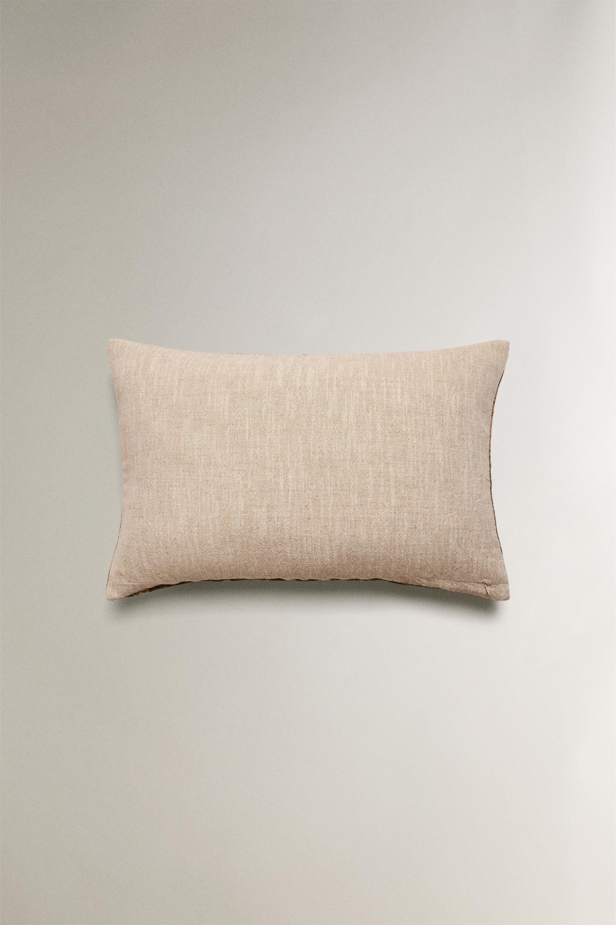 HOUSSE DE COUSSIN FLEURS