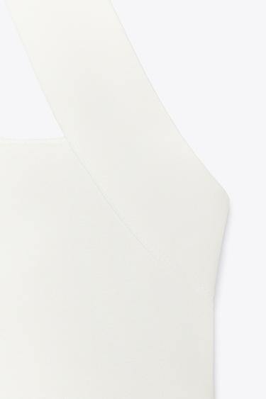 TOP HALTER STRETCH - Blanc de Zara - Image 8