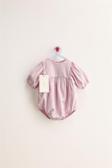 ZARA TIMELESS - STRIPED ROMPER - Pink by Zara - Image 0